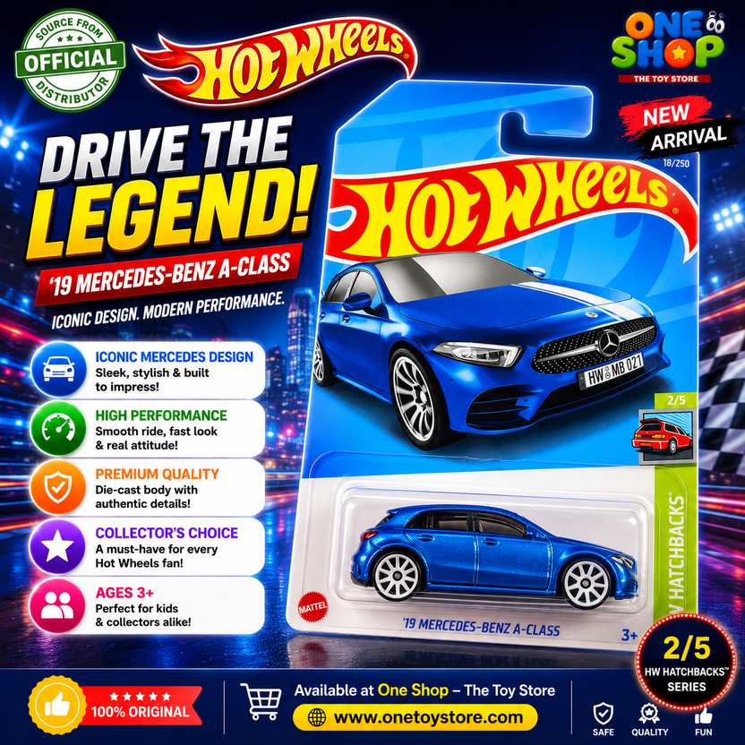 Hot Wheels '19 Mercedes Benz A Class 1:64 Main image