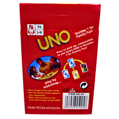 UNO Classic Card Game – Family Fun for Ages 7+, 2–10 Players | Easy to Learn, Fast to Play, 108 Cards
