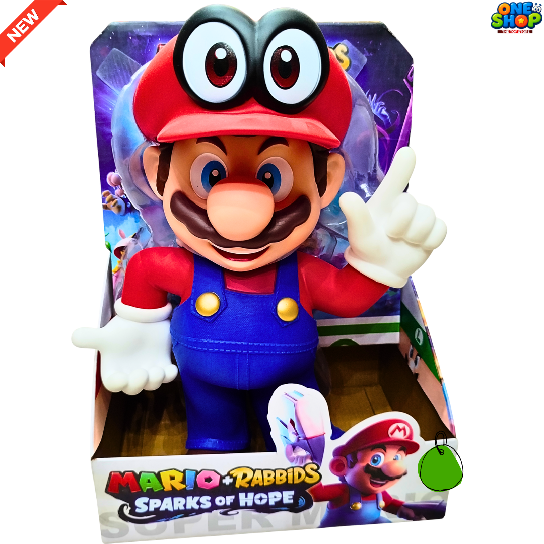 Super Mario Action Figure Toy for Kids – Mario Rabbids Sparks of Hope Collectible Cartoon Character Toy | Gaming Hero Figure for Boys & Girls