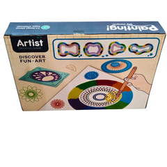 Artist Spirograph Drawing Game – DIY Geometric Art Stencil Set for Kids (Ages 8+)