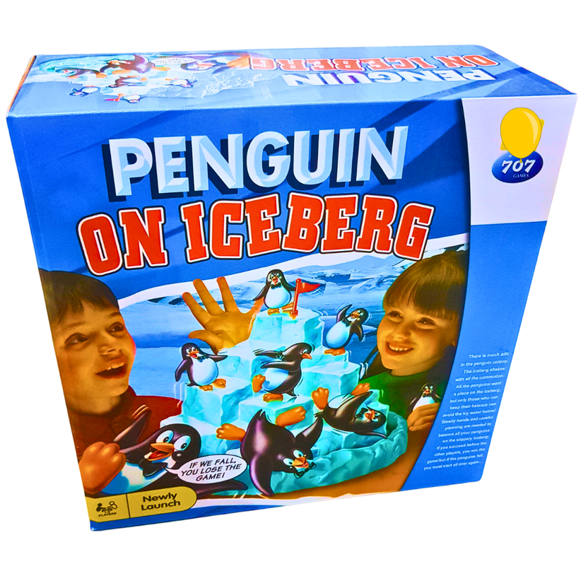 Penguin on Iceberg Balancing Game for Kids | Fun Interactive Challenge for Ages 5+ | Develops Strategic Thinking and Balance Skills Main image