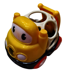 Baby Rattle Car Toy – Soft Grip Rolling Car with Sound Ball | Early Learning Push & Go Toy for Infants (Each Sold Separately)