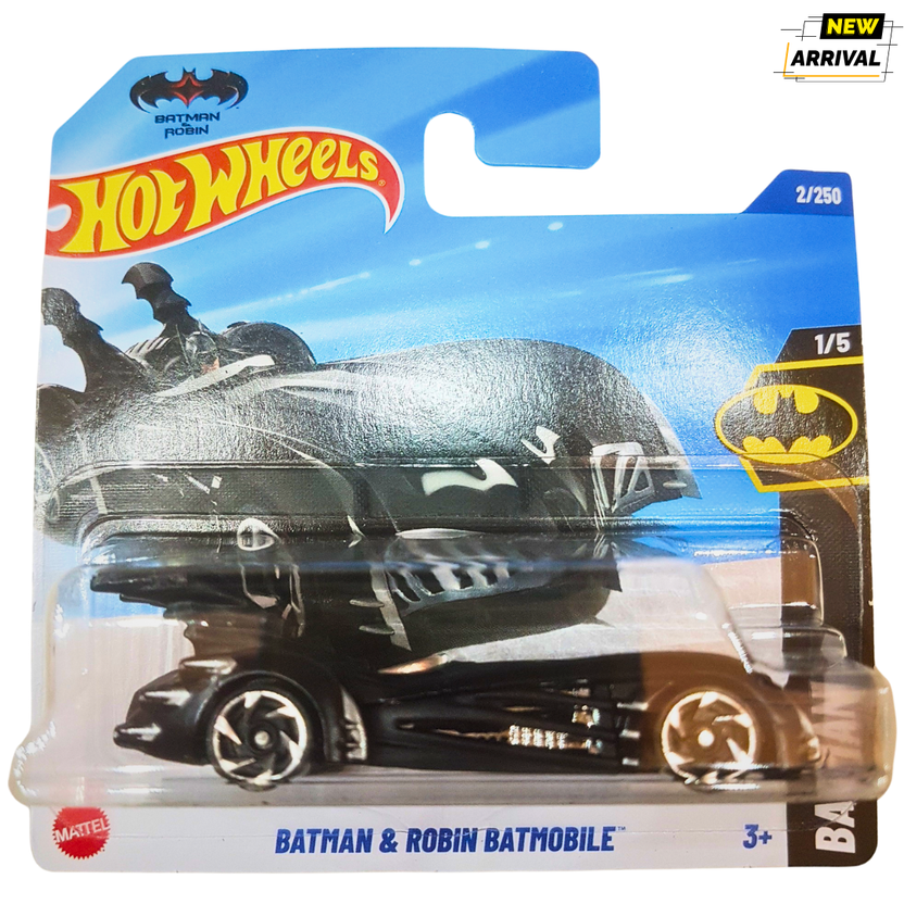 Hot Wheels Batman & Robin Batmobile™ – Batman Series Die-Cast Car – Action-Packed Collectible for Kids (3+ Years) Main image