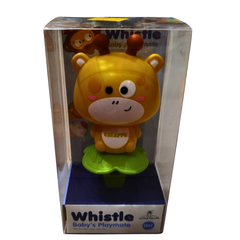 Whistle Baby’s Playmate Animal Toy – Cute Rattle Sound Toy for Infants | Monkey, Giraffe & Cat (Each Sold Separately)