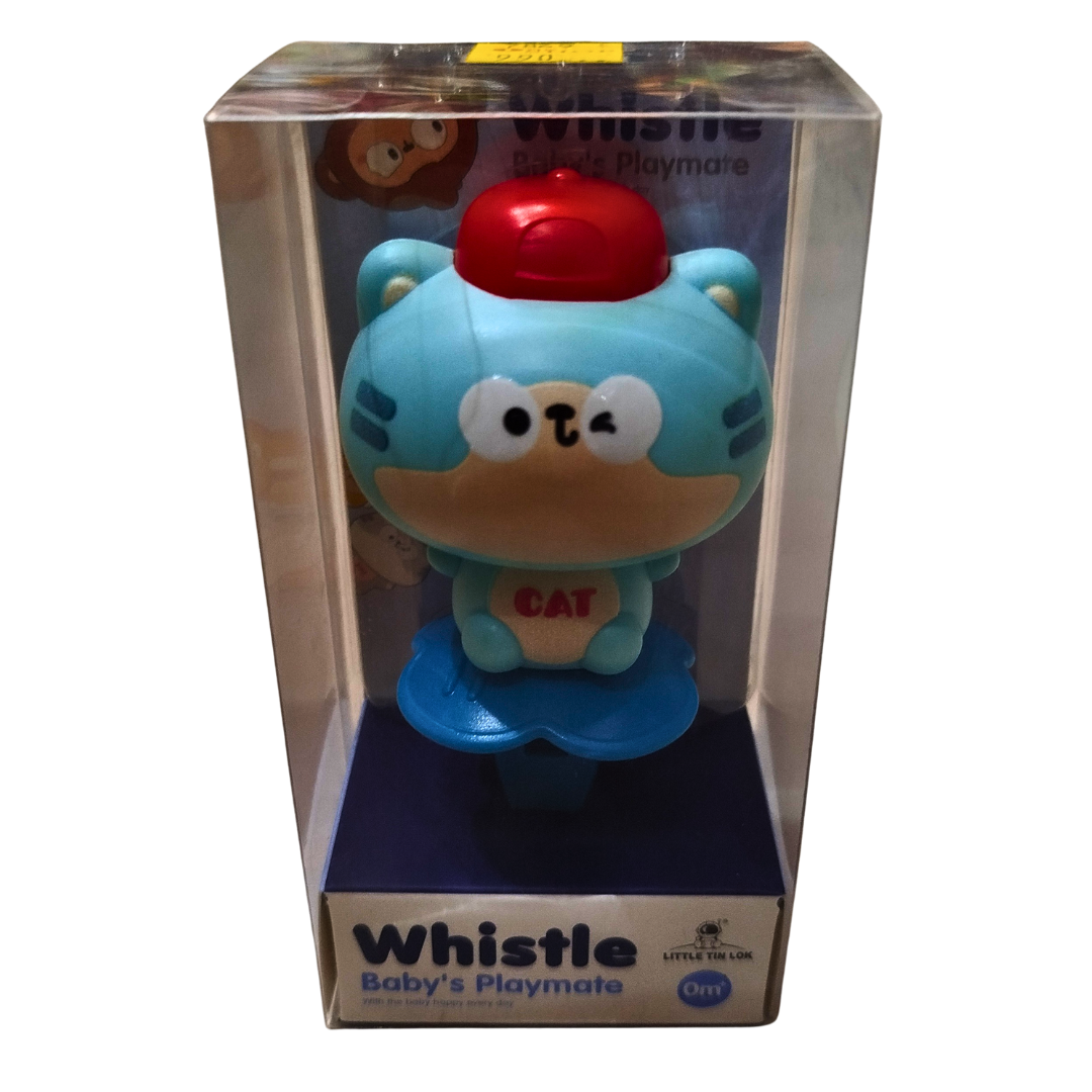 Whistle Baby’s Playmate Animal Toy – Cute Rattle Sound Toy for Infants | Monkey, Giraffe & Cat (Each Sold Separately)