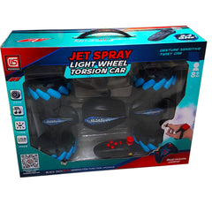Gesture-Sensitive Jet Spray Light Wheel Torsion Car - Remote Control Twist Car for Boys, New Arrival, Ideal for Ages Up to 12 Years, 360° Rotation, Water Spray Feature