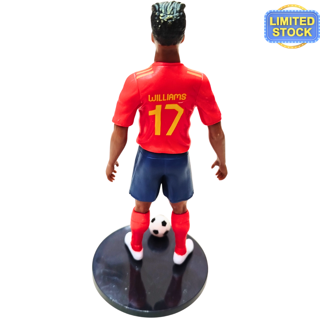 Iñaki Williams Football Action Figure – 8 Inch Spain National Team Toy | #17 Limited Edition Soccer Collectible for Kids