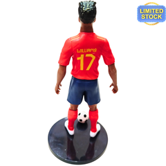 Iñaki Williams Football Action Figure – 8 Inch Spain National Team Toy | #17 Limited Edition Soccer Collectible for Kids