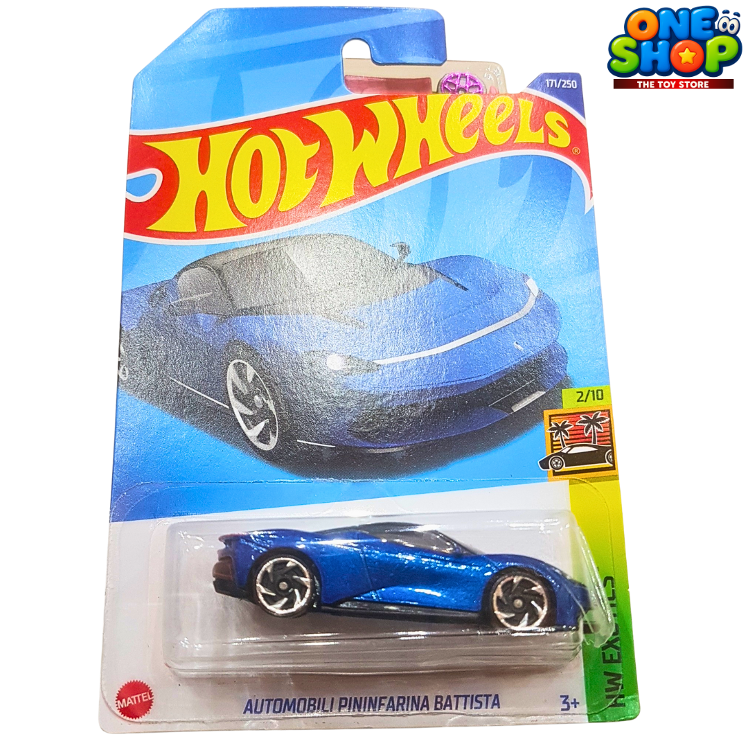 🔵 Hot Wheels Automobili Pininfarina Battista – HW Exotics Supercar Die-Cast Toy | Electric Hypercar for Kids & Collectors