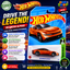 🔥 Hot Wheels DeLorean Alpha5 Die-Cast Car – Premium Electric Sports Car Model for Kids (3+)
