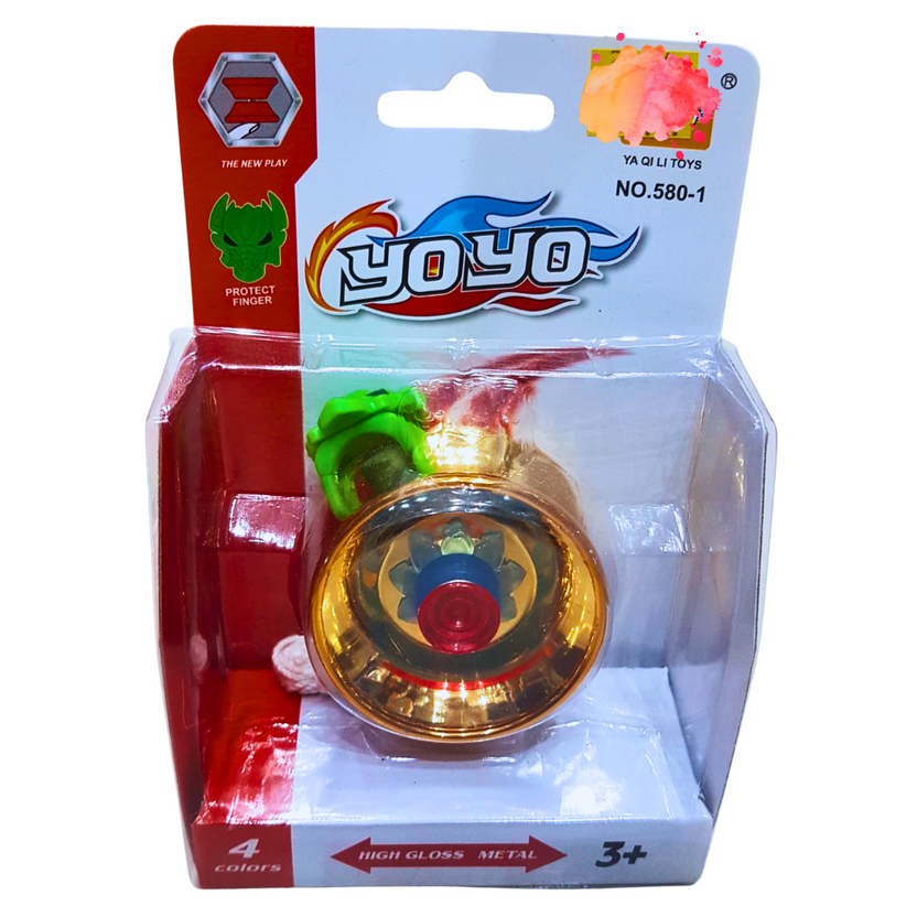 High Gloss Metal Yo-Yo Toy for Kids - Durable and Fun Yo-Yo with Finger Protector Main image