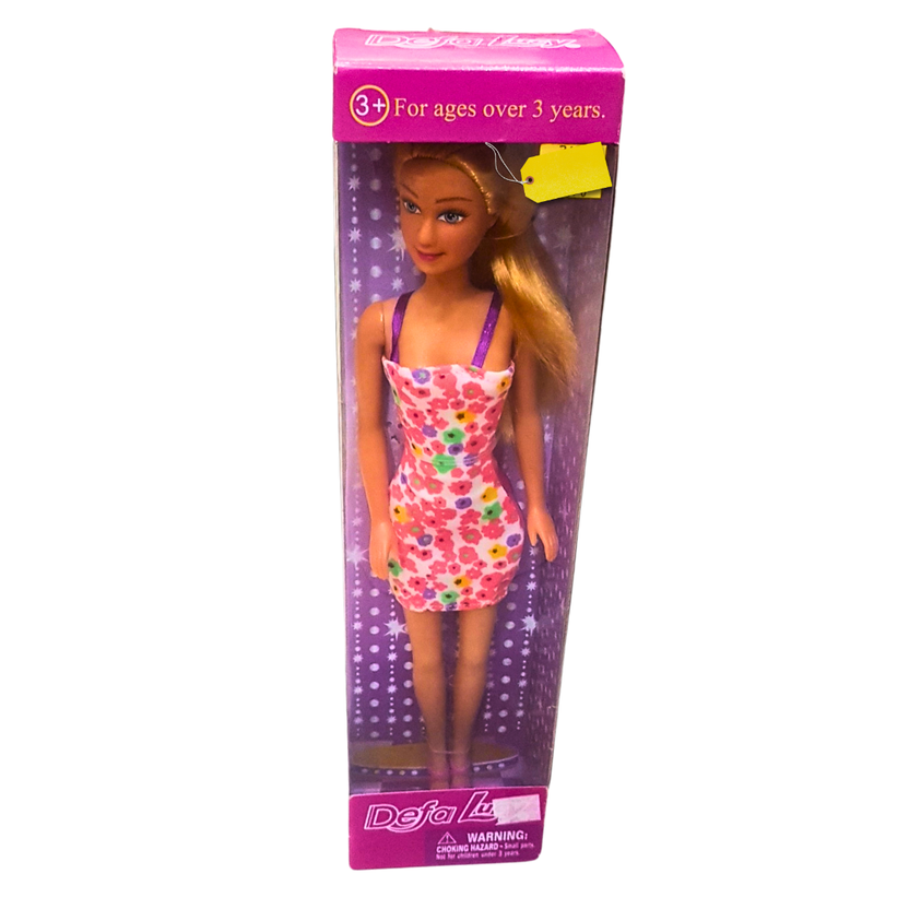 Defa Lucy Fashion Dolls – Vibrant Party Dresses in Floral & Tropical Designs – Perfect Gift for Kids (3+) Main image