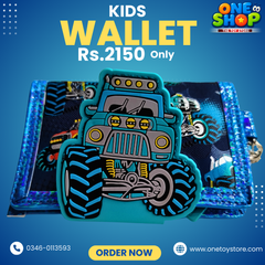 Monster Truck Kids Wallet for Boys | Cartoon Truck Wallet with Secure Strap | Premium Kids Wallet – Stylish, Durable & Fun Design (Rs.2150)