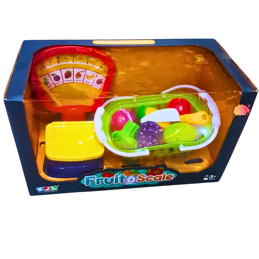 Fruit Scale Playset - Fun & Educational Toy with Play Food and Weighing Scale, Ages 3+ Main image