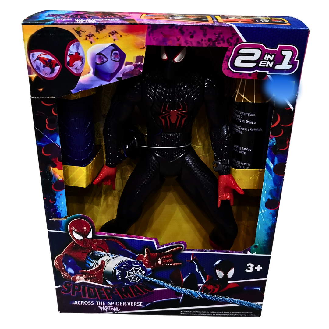 Spider-Man 2-in-1 Action Figure – Across the Spider-Verse Hero Toy | Superhero Collectible for Kids (3+ Years)