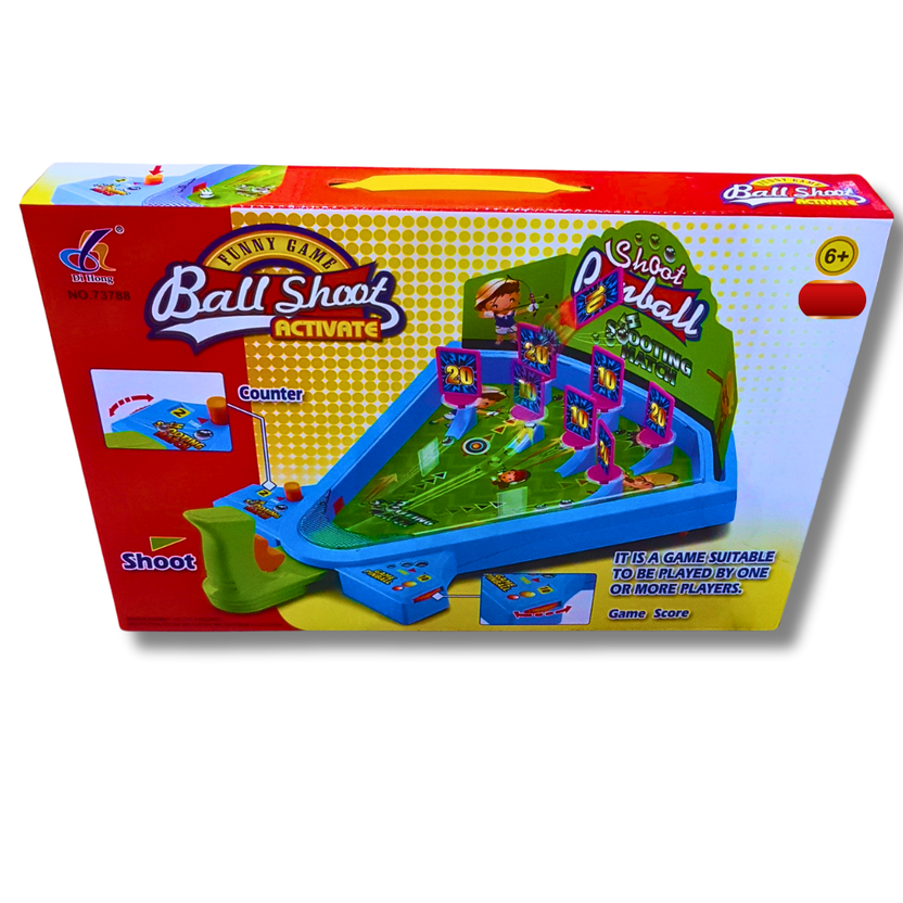 Ball Shoot Activate Game for Kids | Interactive Pinball Shooting Toy with Score Counter | Ages 6+ Main image