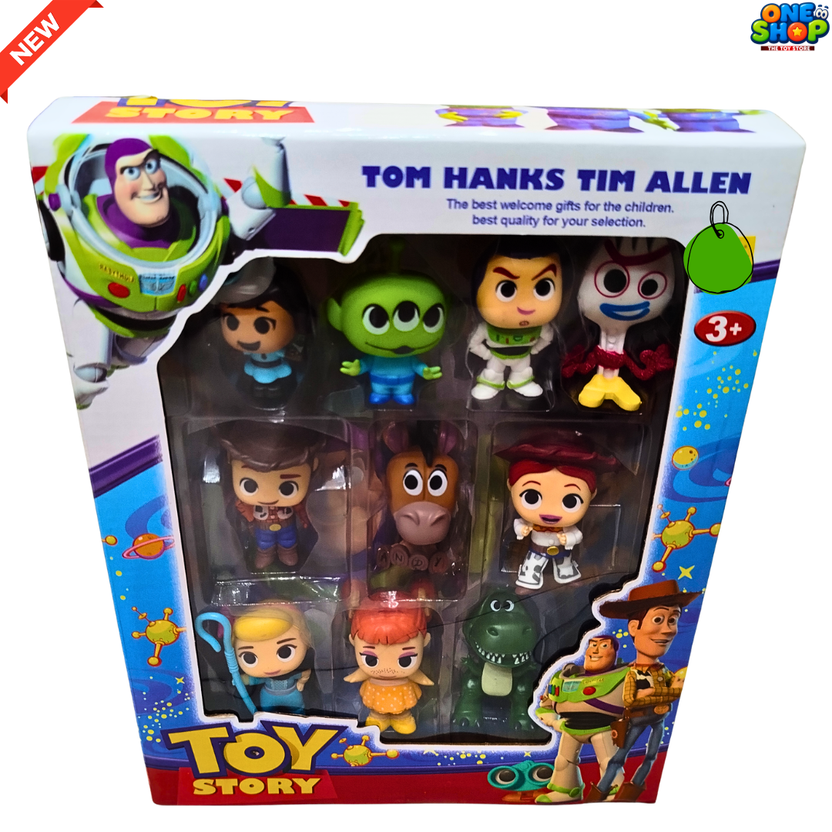 Toy Story Mini Action Figure Set for Kids – Woody, Buzz Lightyear & Friends Collectible Cartoon Toys | Disney Character Gift Set for Boys & Girls Main image