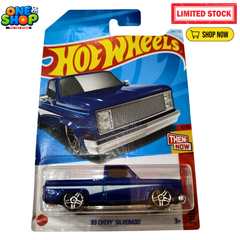 Hot Wheels ’83 Chevy Silverado Pickup Truck Die-Cast Car – Then and Now Series Classic Truck Toy for Kids Pakistan