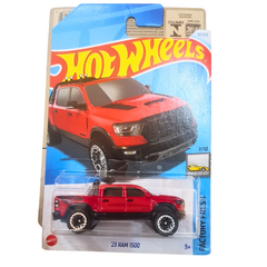 Hot Wheels ’23 RAM 1500 – Die-Cast Pickup Truck in Red for Kids & Collectors (Factory Fresh Series)