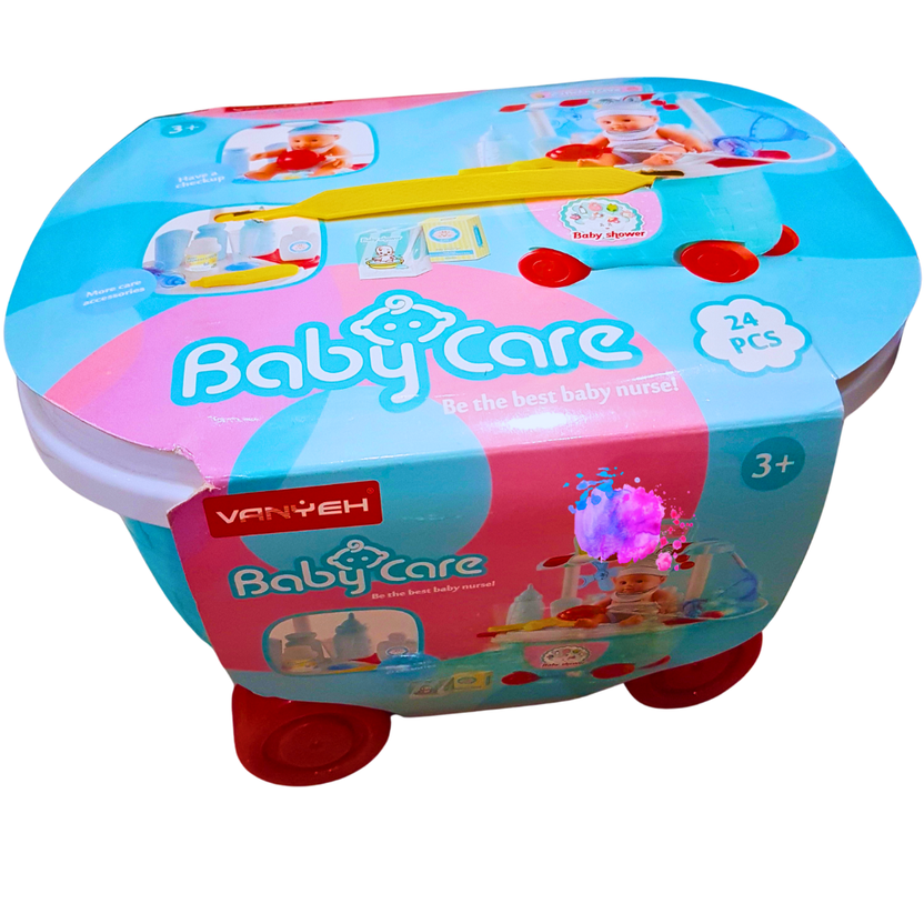 Baby Care Nursery Playset for Kids - 24 PCS Role-Playing Baby Nurse Kit Main image