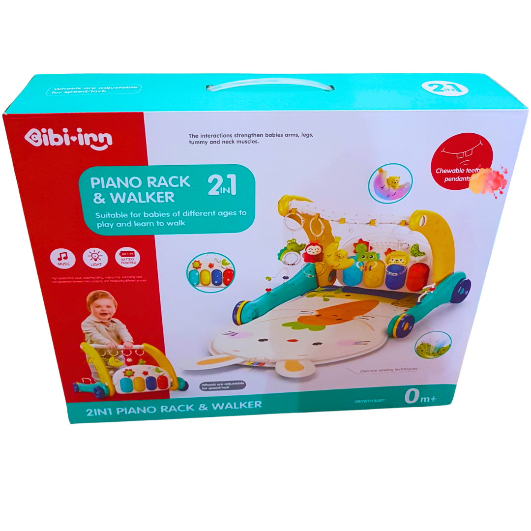 2-in-1 Piano Rack & Walker - Interactive Music and Learning Walker for Babies 0 Months+ Secondary image
