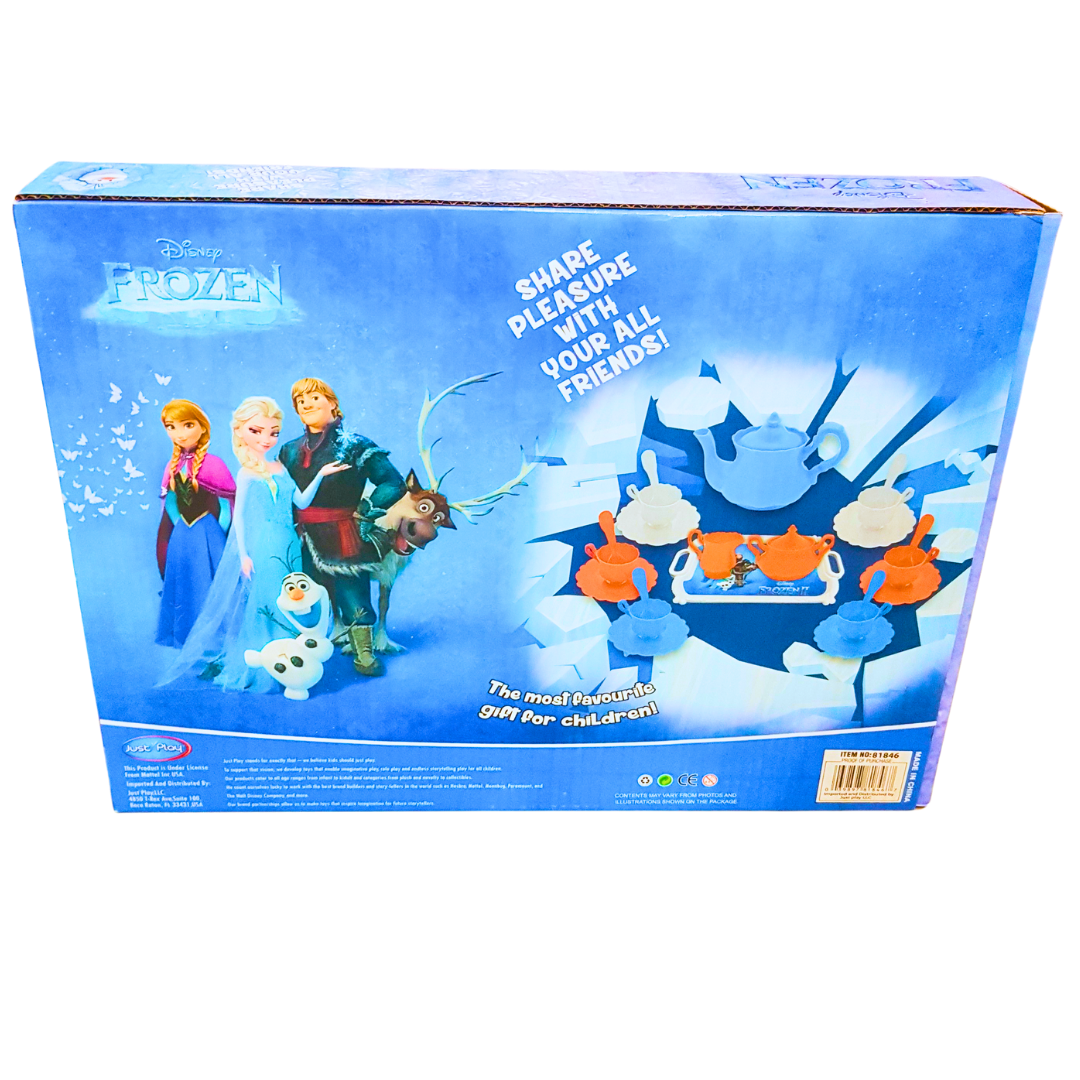 Disney Frozen 22-Piece Dinnerware Set – Elsa and Anna Themed Play Dish Set for Kids