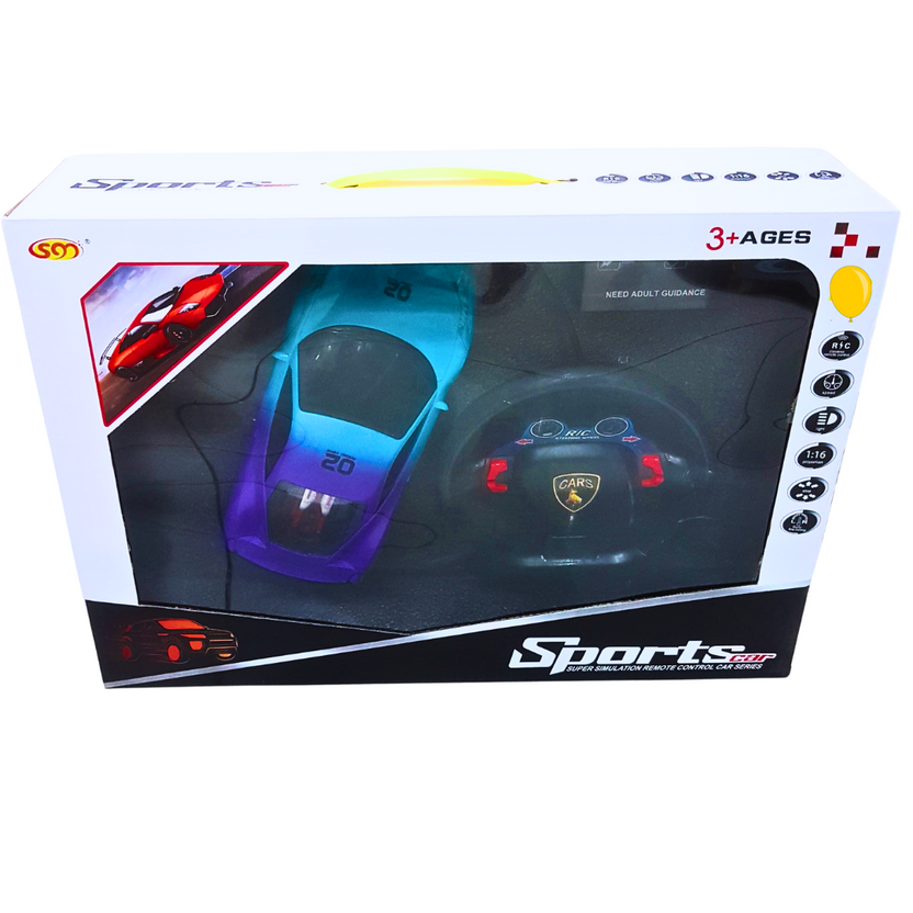 Super Simulation Sports RC Car – 1:16 Scale Remote-Controlled Car for Kids (Ages 3+) Main image