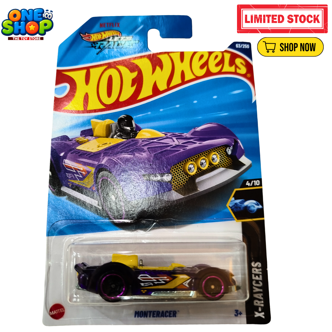 Hot Wheels Monteracer Die-Cast Car – X-Racers Futuristic Racing Car | Netflix Let’s Race Toy for Kids Pakistan