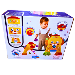 Abero Cute Lion Ball Popper – Interactive Learning Toy with Lights, Music & Shape Sorting for Toddlers | For Ages 12+ Months