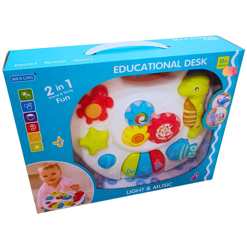 Educational Desk - 2-in-1 Light & Music Activity Table for Babies 12+ Months Main image