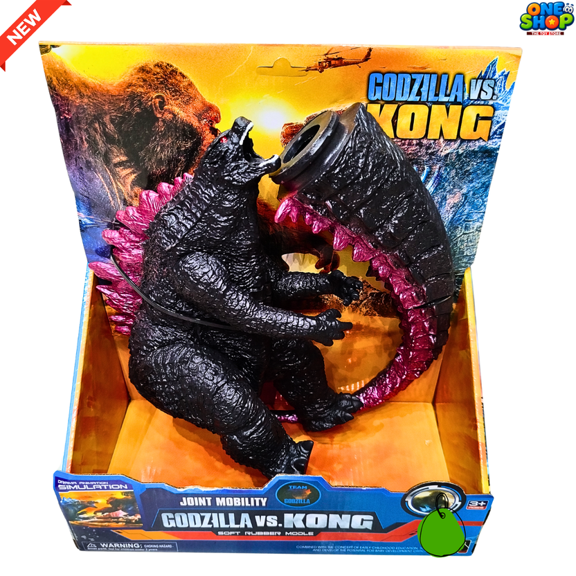 Godzilla vs Kong Action Figure Toy for Kids – Giant Monster Soft Rubber Model with Movable Joints | Collectible Dinosaur Monster Toy for Boys & Girls Main image