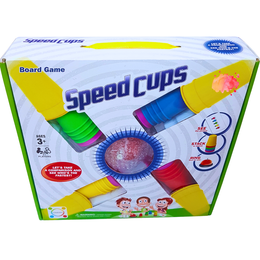 Speed Cups - Exciting Stacking Board Game for Kids Main image