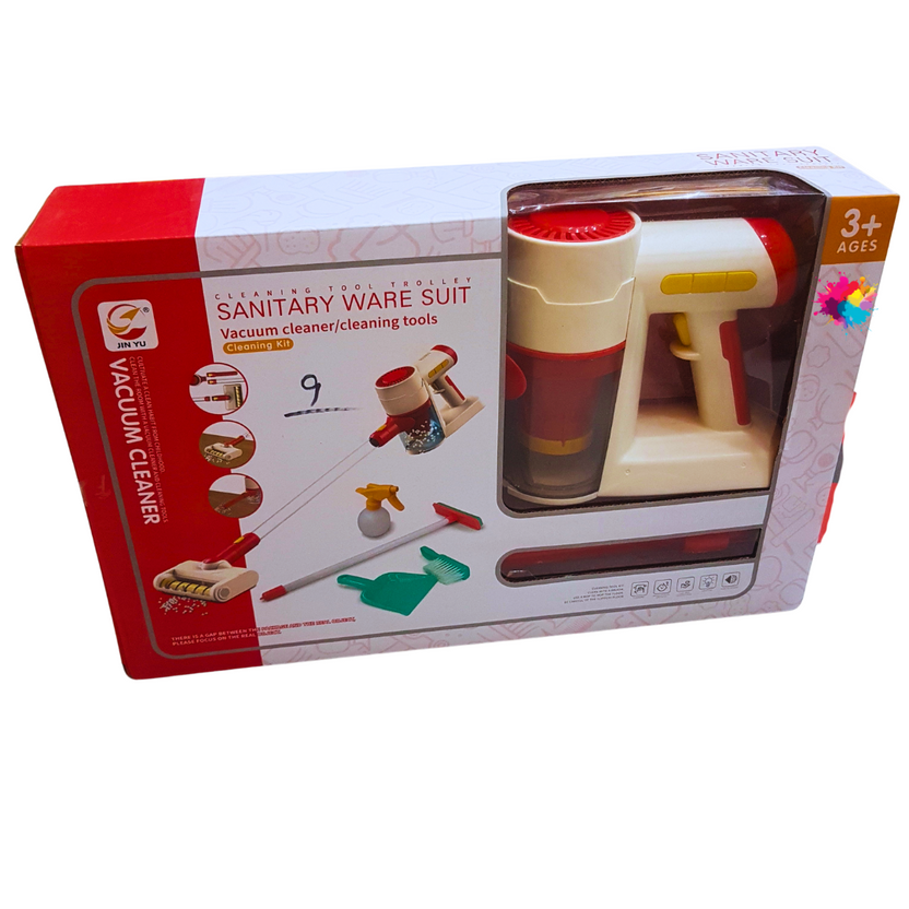 Kids Sanitary Ware Suit - Vacuum Cleaner and Cleaning Tools Playset Main image