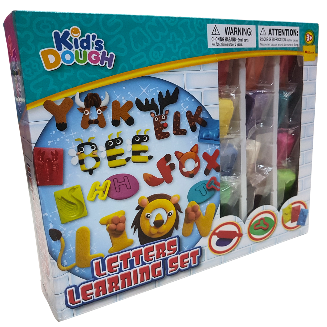 Alphabet Adventure Dough Set for Kids – Fun Learning with Letters & Shapes