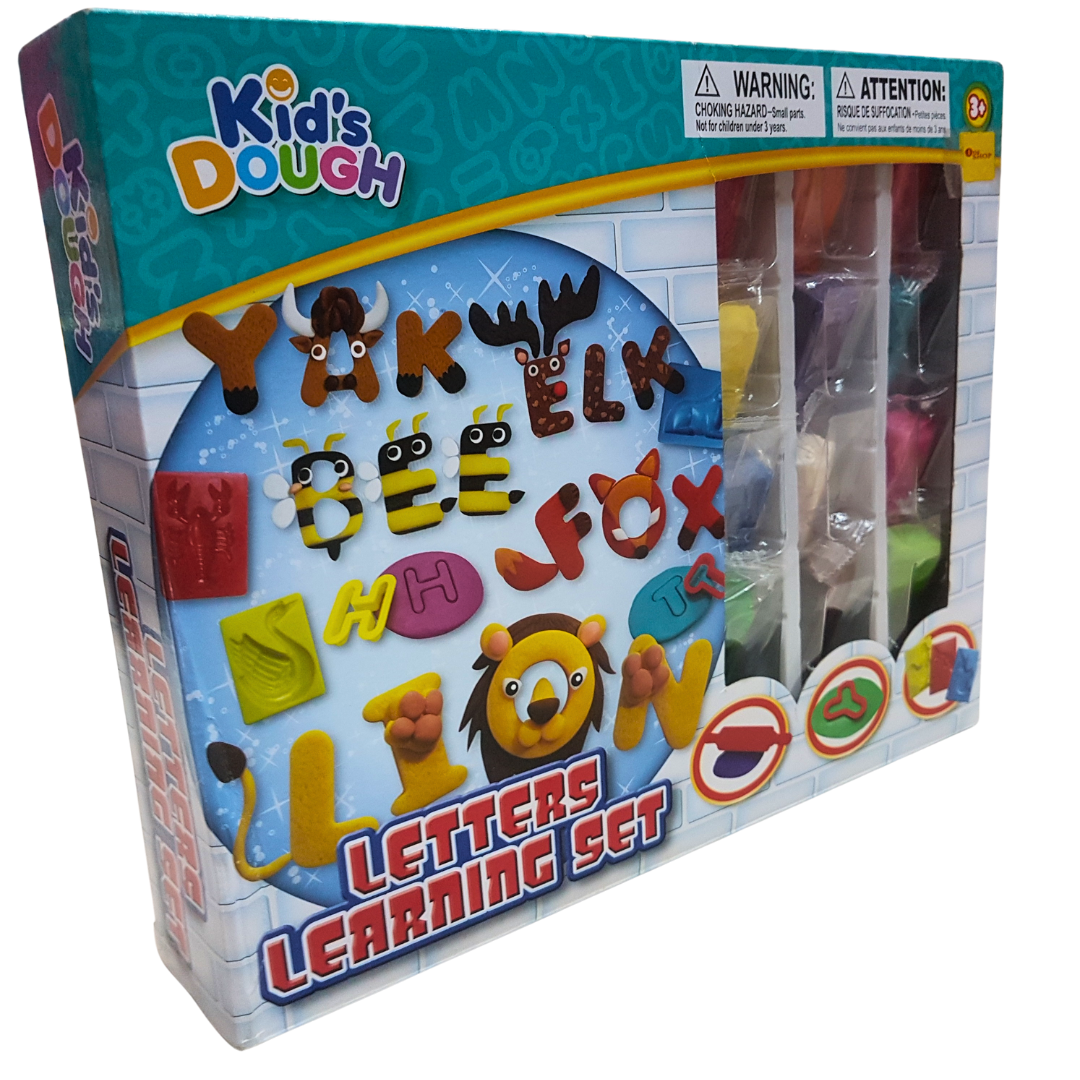 Alphabet Adventure Dough Set for Kids – Fun Learning with Letters & Shapes