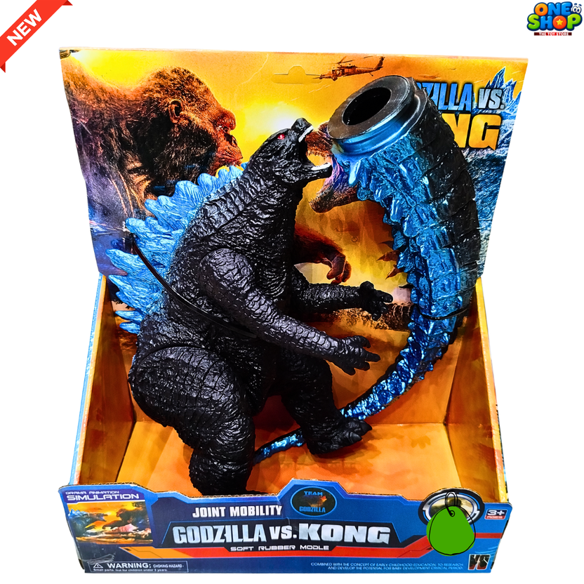 Godzilla vs Kong Blue Edition Action Figure Toy for Kids – Giant Monster Soft Rubber Model with Movable Joints | Collectible Battle Monster Toy for Boys & Girls Main image