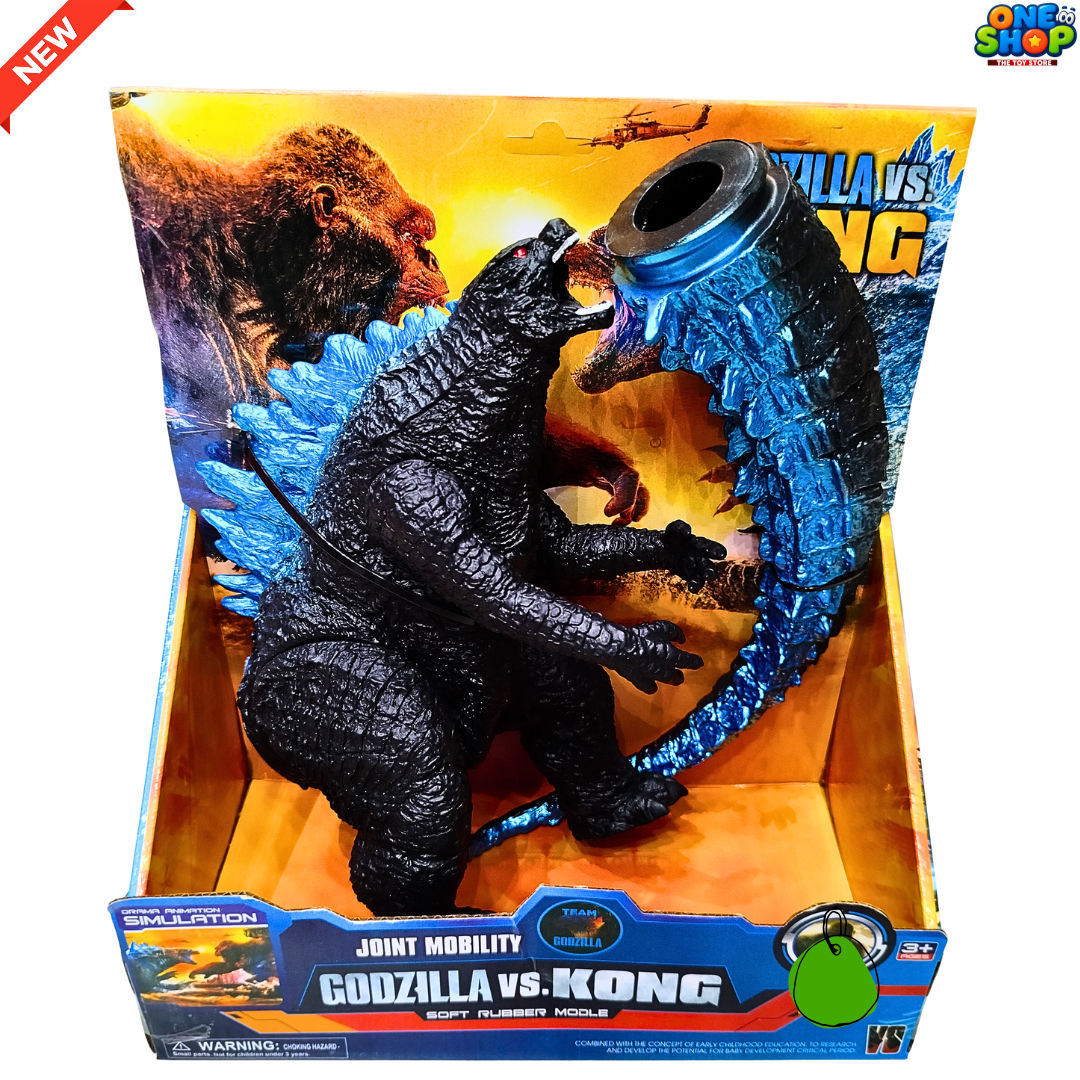 Godzilla vs Kong Blue Edition Action Figure Toy for Kids – Giant Monster Soft Rubber Model with Movable Joints | Collectible Battle Monster Toy for Boys & Girls