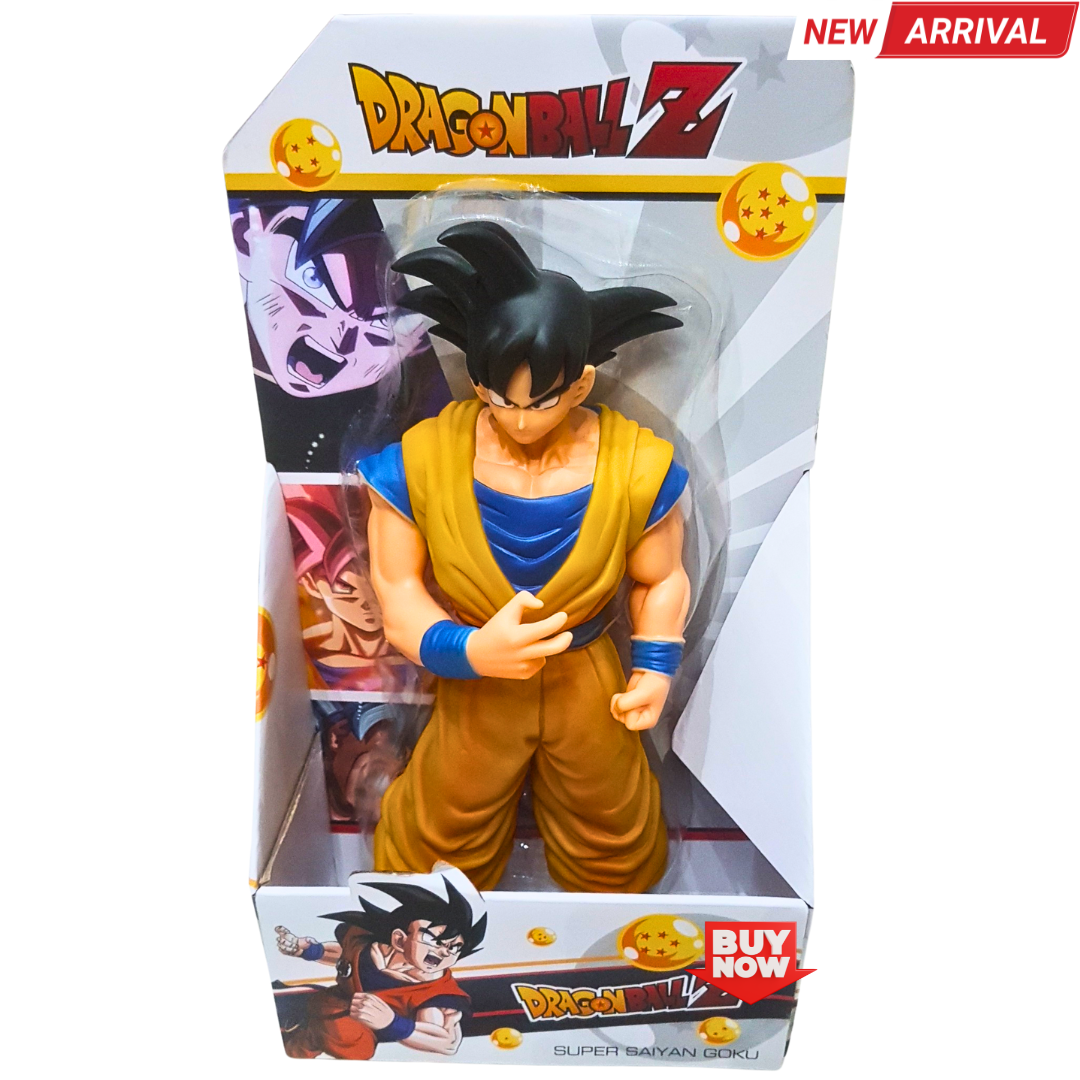 🔥 Dragon Ball Z Goku Action Figure – Super Saiyan Collectible Toy for Kids & Fans (Height: Approx. 12")