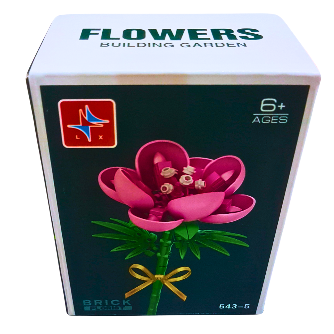 Flower Building Blocks – Sunflower & Tulip Construction Sets (Ages 6+)each sold separately