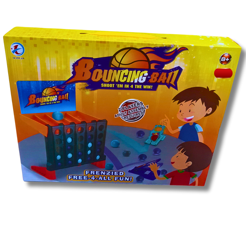 Bouncing Ball Connect 4 Game | Interactive Basketball-Inspired Fun for Kids | Ages 8+ Main image