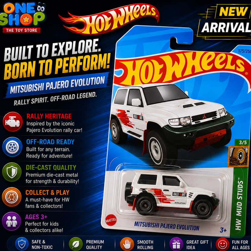 Hot Wheels Mitsubishi Pajero Evolution – HW Rally Champs Series Main image