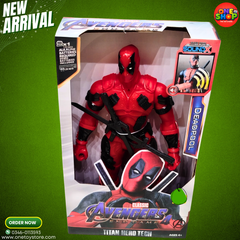 Marvel Avengers Deadpool Titan Hero Tech Action Figure with Sound – Classic Talking Superhero Toy for Kids (4+ Years)