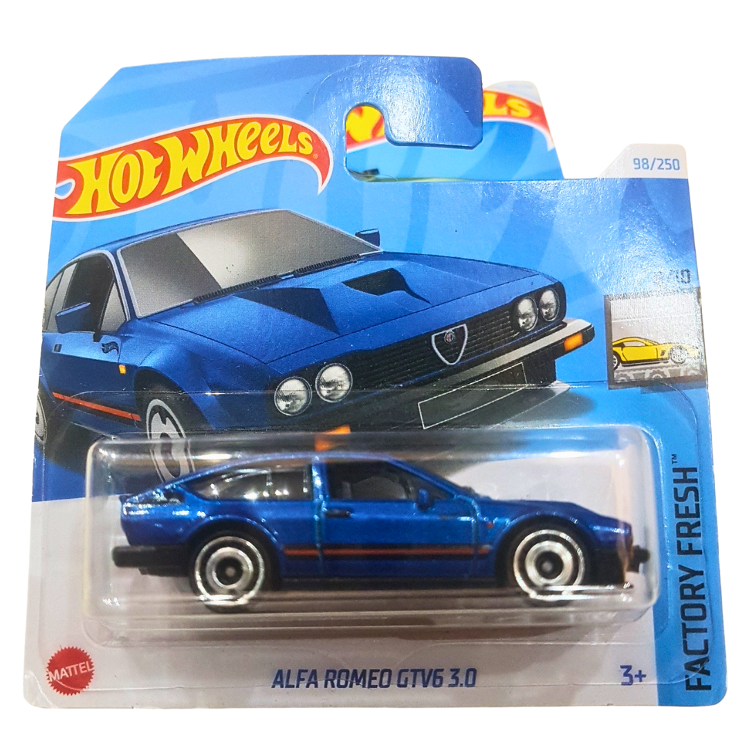 Hot Wheels Alfa Romeo GTV6 3.0 – Die-Cast Classic Italian Car for Kids & Collectors (Factory Fresh Series)
