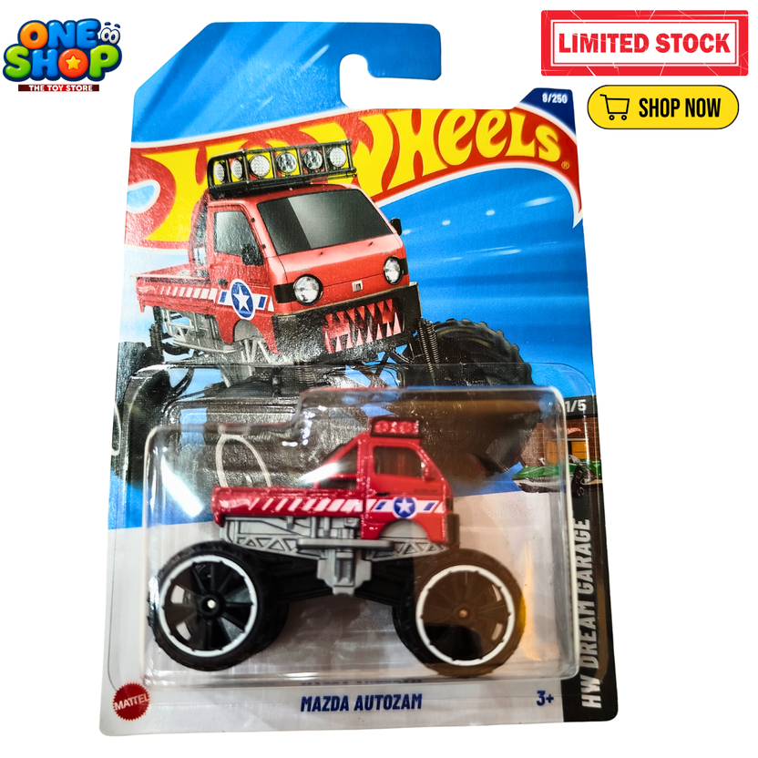 Hot Wheels Mazda Autozam Monster Truck Die-Cast Car – HW Dream Garage Off-Road Toy Truck for Kids Pakistan Main image