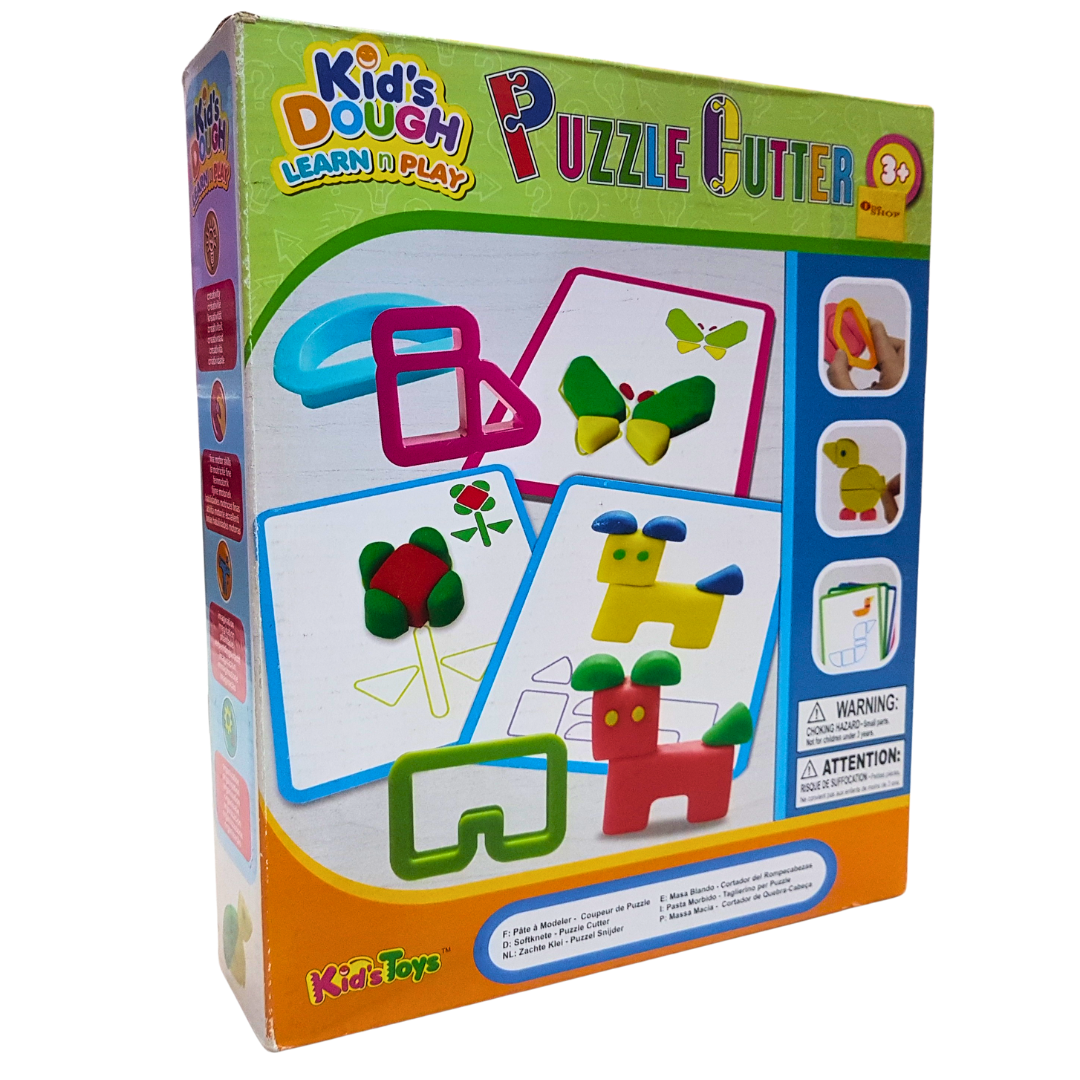 Educational Dough Puzzle Cutter Set for Kids – Shape Matching & Cognitive Development Secondary image