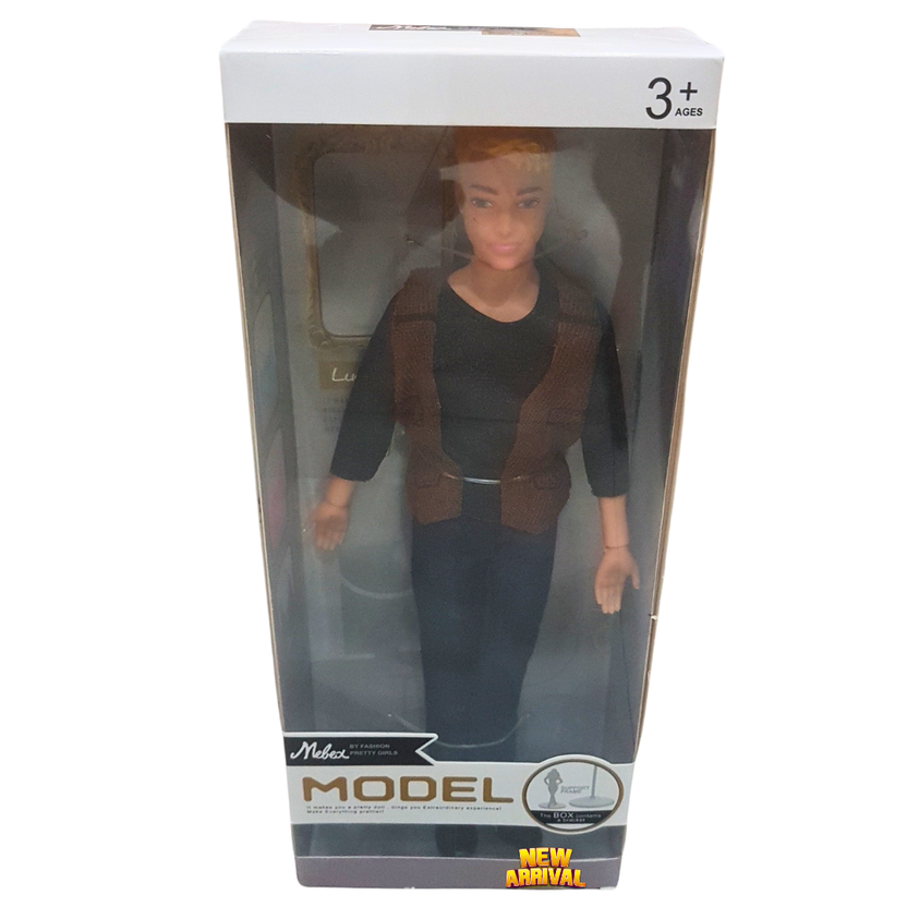 Fashion Model Boy Doll for Kids – Stylish Action Doll for Imaginative Play | Ages 3+ Main image
