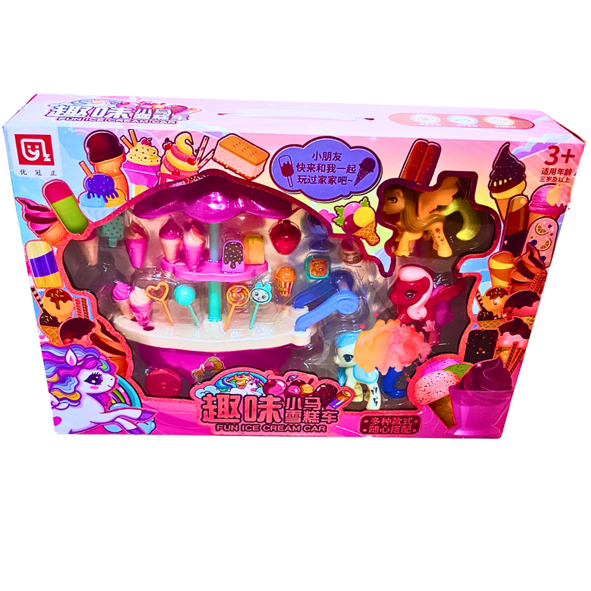 Fun Ice Cream Car Toy Set for Kids – Creative Pretend Play with Colorful Ice Creams and Treats – Ages 3+ Main image