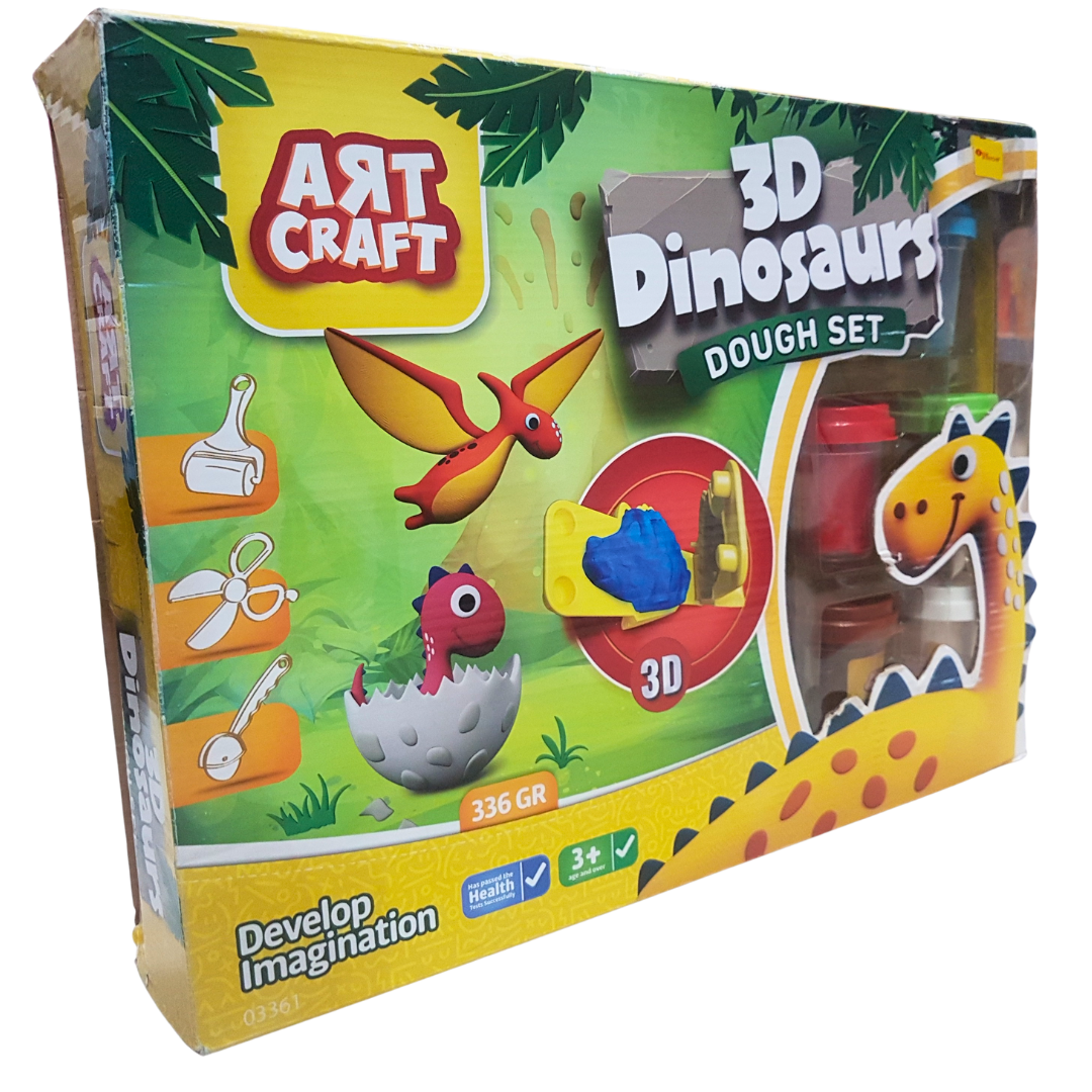 Unleash Creativity with our 336g 3D Dinosaur Dough Set - Non-Toxic and Fun! Secondary image
