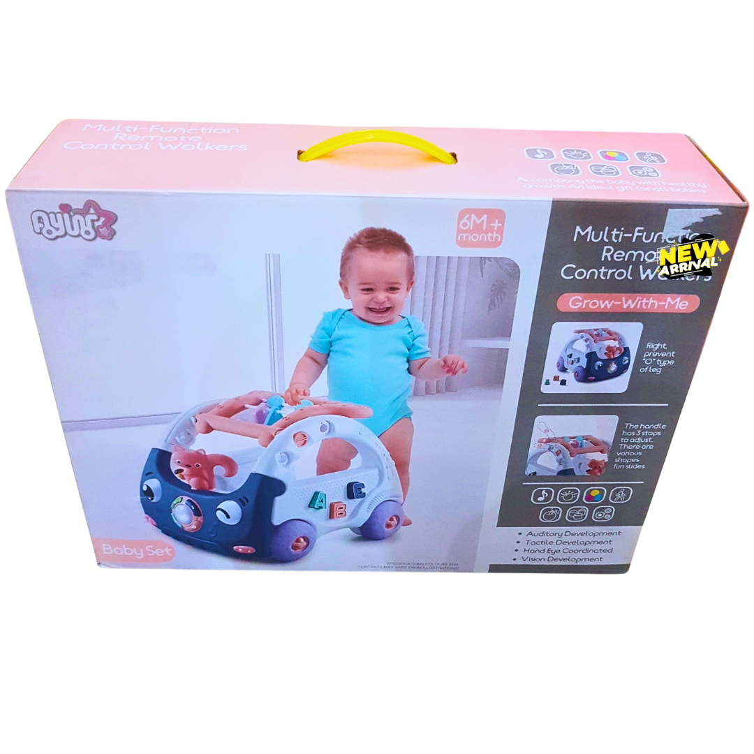 Multi-Function Baby Walker with Remote Control – Grow-With-Me Activity Walker for 6+ Months | Musical, Educational, & Adjustable