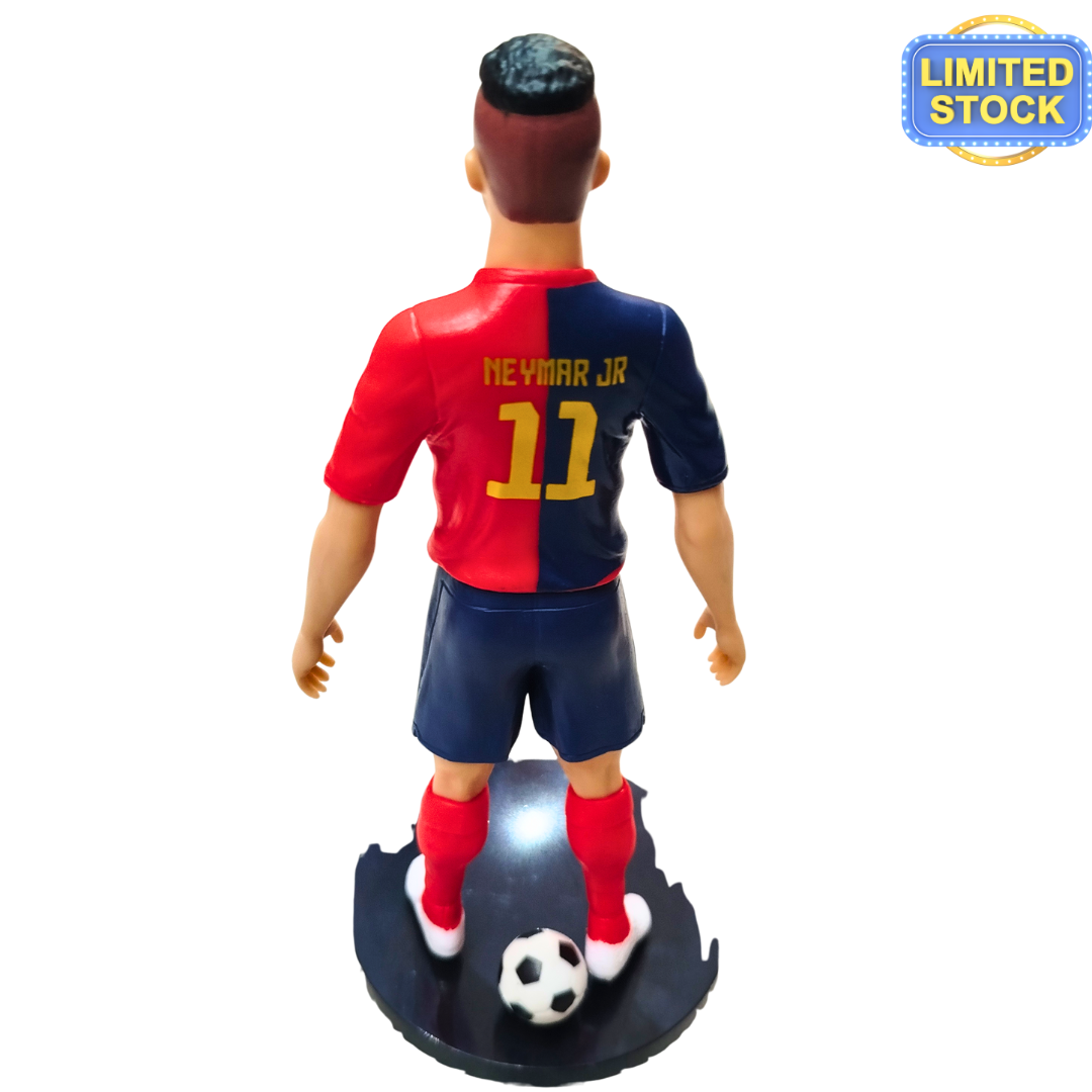 Neymar Jr Football Action Figure – 8 Inch Soccer Toy for Kids | Limited Edition Barcelona Jersey Collectible